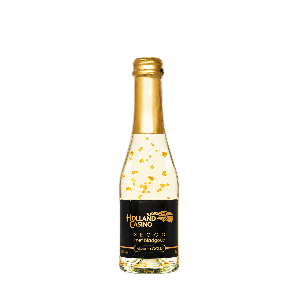 Water Concepts – Flasche Secco Gold Wein mit Logo und Etikett