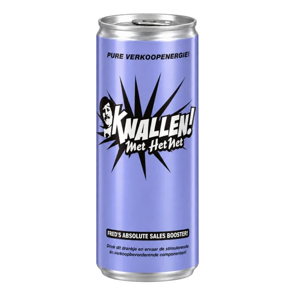 Water Concepts – Dose zuckerfreier Energy Drink mit Logo und Etikett