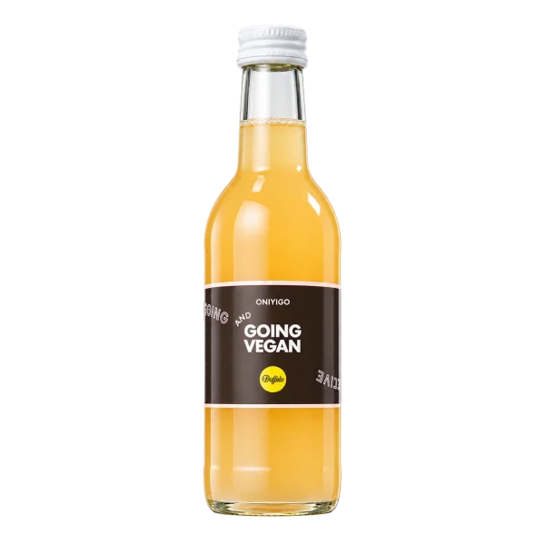 Water Concepts - Flasche Fruchtsaft Apfel-Ingwer mit Logo und Etikett