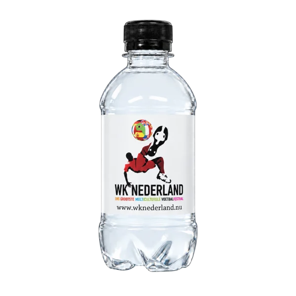 Water Concepts – Schraubverschluss für Wasserflaschen mit Logo und Etikett