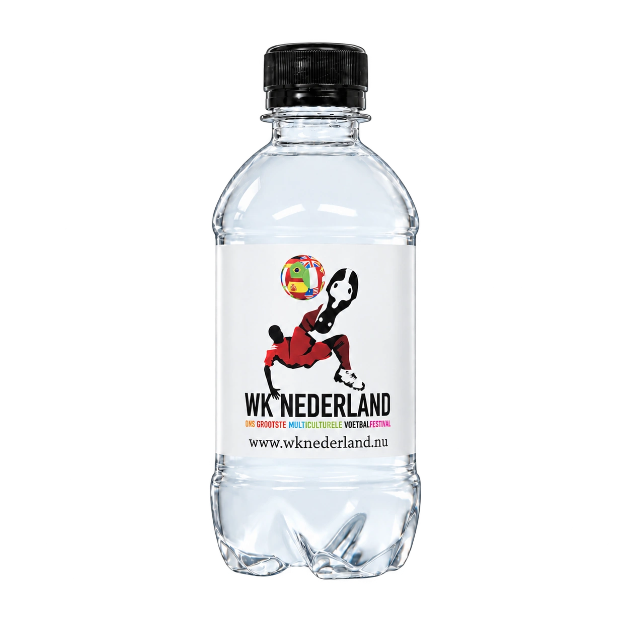Water Concepts – Schraubverschluss für Wasserflaschen mit Logo und Etikett