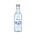 Water Concepts – Glaswasserflasche mit Logo und Etikett
