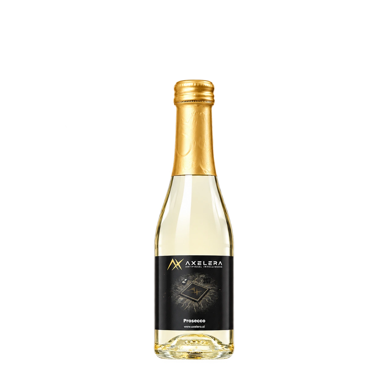 Water Concepts – Flasche alkoholfreier Wein Secco Vino Frizzante mit Logo und Etikett