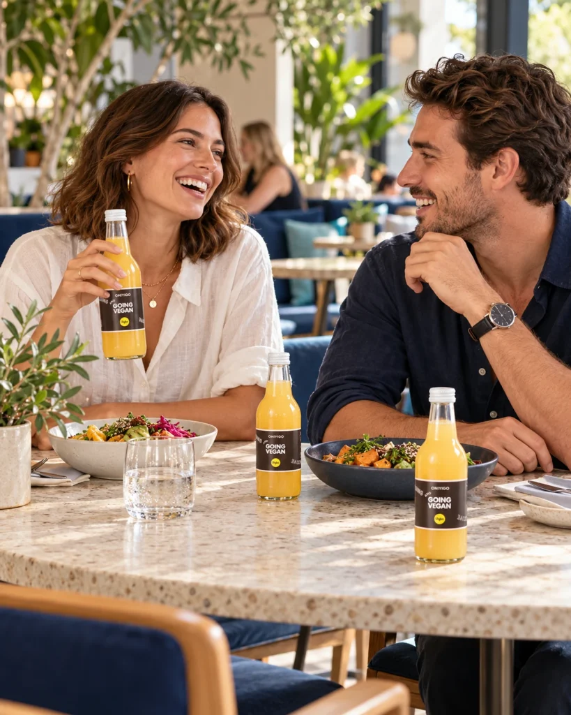 Apfel-Ingwersaft 25 cl mit eigenem Etikett